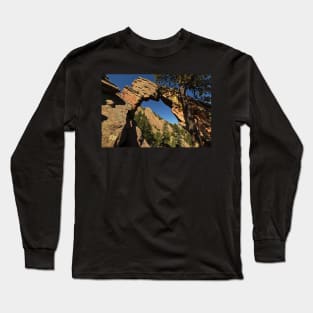 Royal Arch Trail Arch Boulder Colorado Long Sleeve T-Shirt